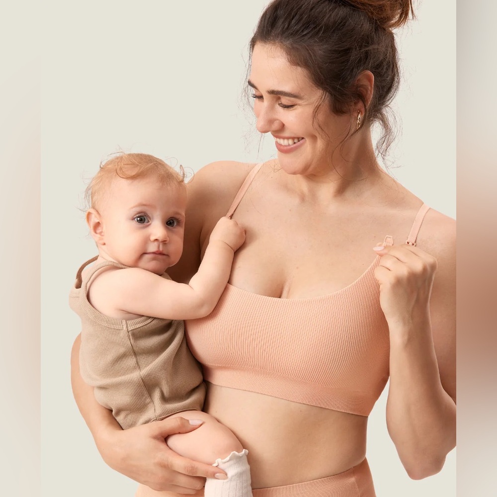 Ribbed Scoop Nursing Bralette